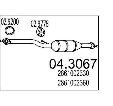 Katalyzátor MTS 04.3067