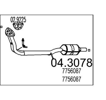 Katalyzátor MTS 04.3078