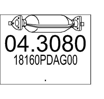 Katalyzátor MTS 04.3080
