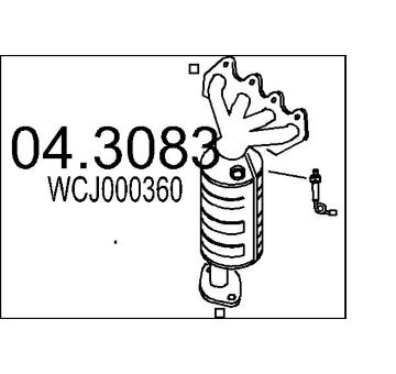 Katalyzátor MTS 04.3083