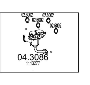 Katalyzátor MTS 04.3086