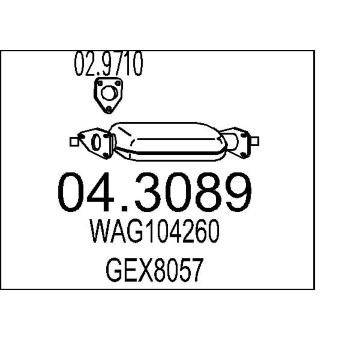 Katalyzátor MTS 04.3089