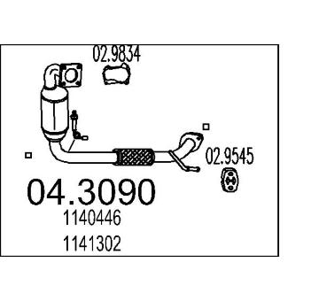 Katalyzátor MTS 04.3090