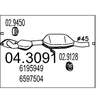Katalyzátor MTS 04.3091
