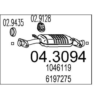 Katalyzátor MTS 04.3094