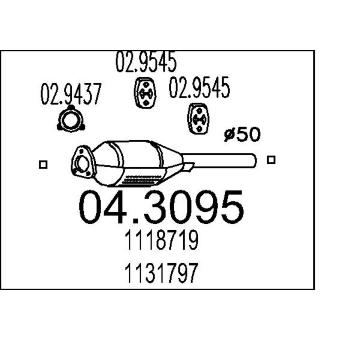 Katalyzátor MTS 04.3095