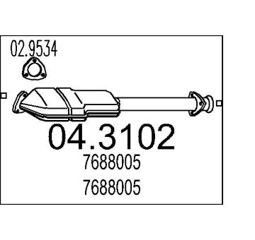 Katalyzátor MTS 04.3102