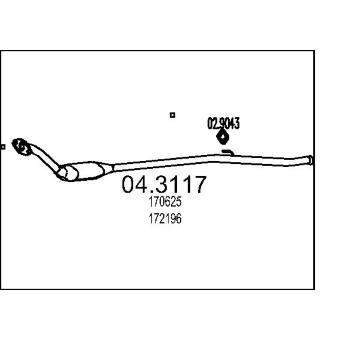 Katalyzátor MTS 04.3117