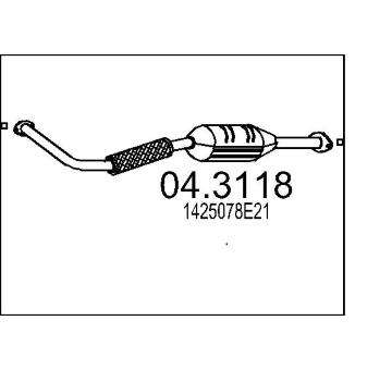 Katalyzátor MTS 04.3118