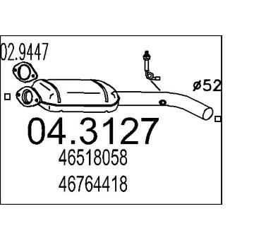 Katalyzátor MTS 04.3127