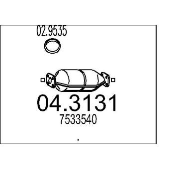 Katalyzátor MTS 04.3131
