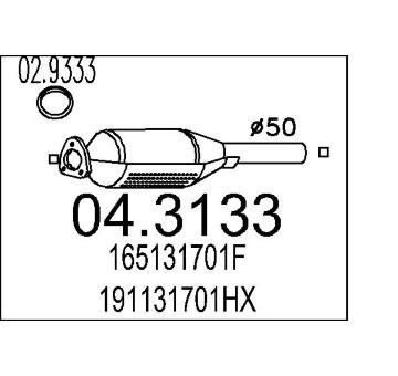 Katalyzátor MTS 04.3133