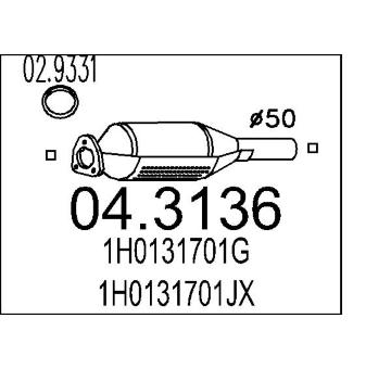 Katalyzátor MTS 04.3136