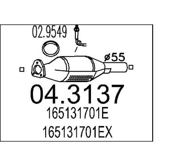 Katalyzátor MTS 04.3137