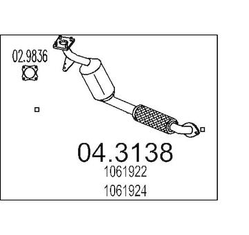 Katalyzátor MTS 04.3138