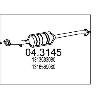 Katalyzátor MTS 04.3145