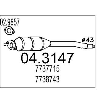 Katalyzátor MTS 04.3147