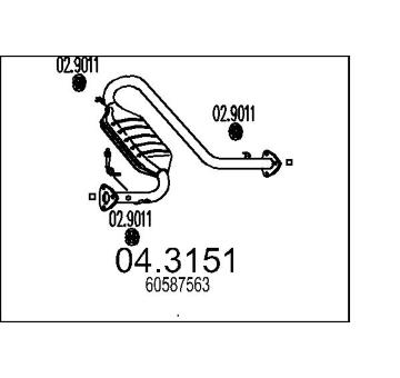 Katalyzátor MTS 04.3151