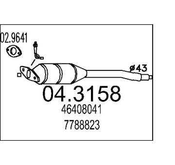 Katalyzátor MTS 04.3158