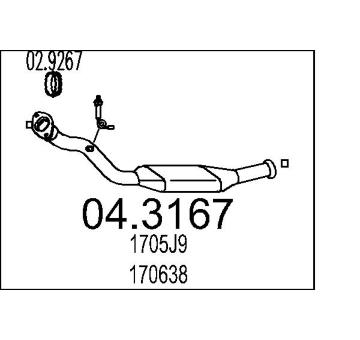 Katalyzátor MTS 04.3167