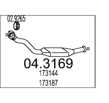 Katalyzátor MTS 04.3169