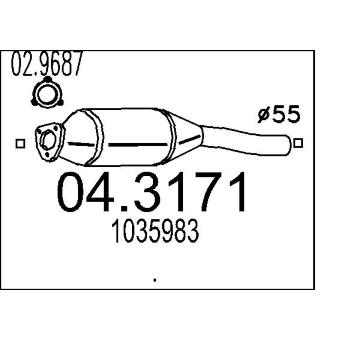 Katalyzátor MTS 04.3171