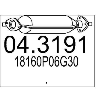 Katalyzátor MTS 04.3191
