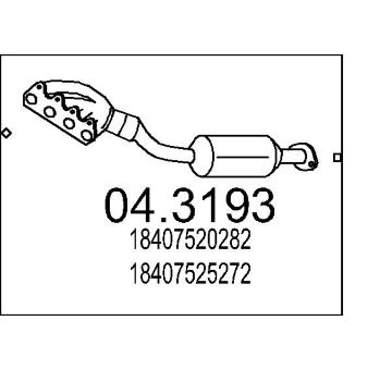 Katalyzátor MTS 04.3193