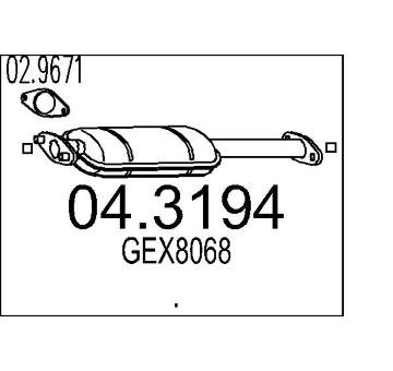 Katalyzátor MTS 04.3194