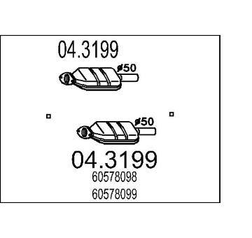 Katalyzátor MTS 04.3199