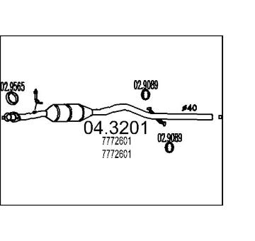 Katalyzátor MTS 04.3201