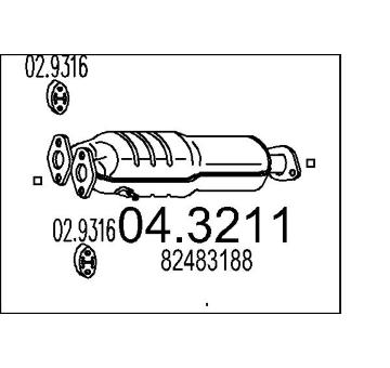 Katalyzátor MTS 04.3211