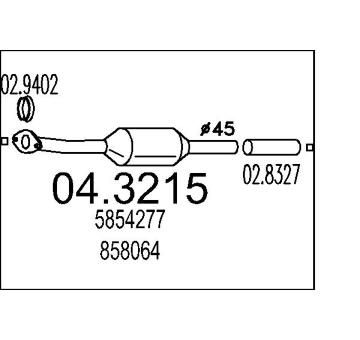 Katalyzátor MTS 04.3215