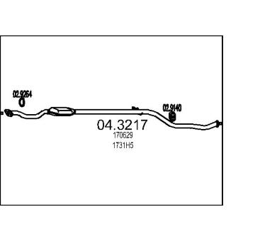 Katalyzátor MTS 04.3217