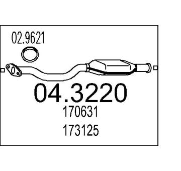 Katalyzátor MTS 04.3220
