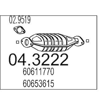 Katalyzátor MTS 04.3222
