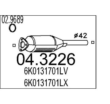 Katalyzátor MTS 04.3226