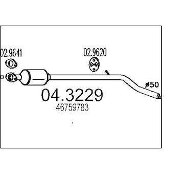 Katalyzátor MTS 04.3229