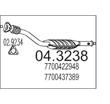 Katalyzátor MTS 04.3238