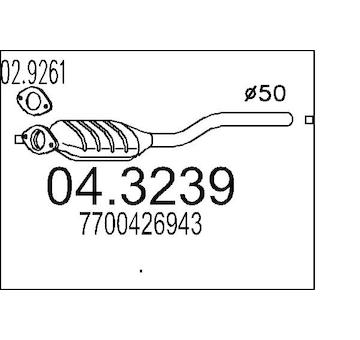 Katalyzátor MTS 04.3239