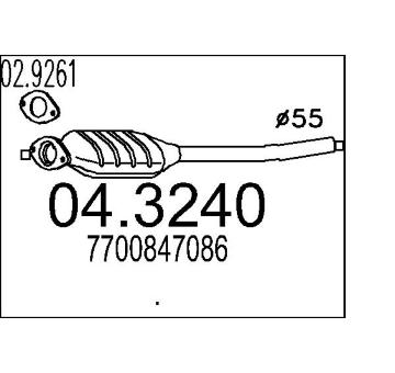 Katalyzátor MTS 04.3240