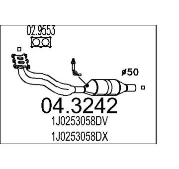 Katalyzátor MTS 04.3242