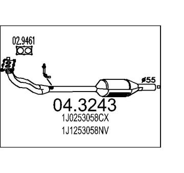 Katalyzátor MTS 04.3243