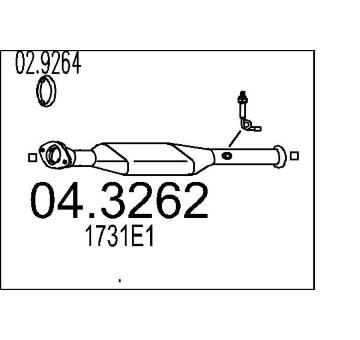 Katalyzátor MTS 04.3262
