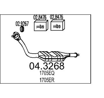 Katalyzátor MTS 04.3268