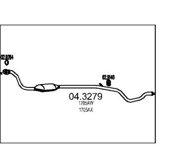 Katalyzátor MTS 04.3279