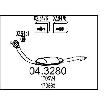 Katalyzátor MTS 04.3280