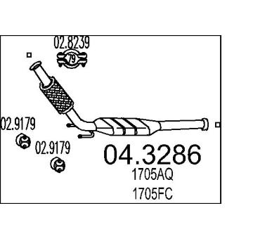 Katalyzátor MTS 04.3286