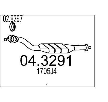 Katalyzátor MTS 04.3291