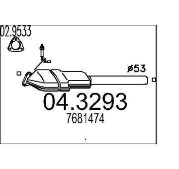Katalyzátor MTS 04.3293
